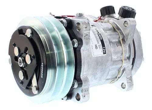 COMPRESOR SD7H15 2A 12V 132 MM MONTAJE OREJAS SANDEN MANITOU MODELO 4643-7975